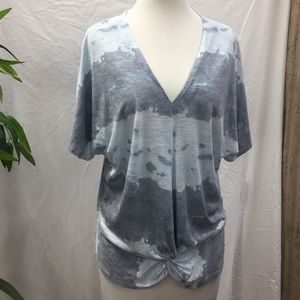 Juicy Couture Short Sleeve V Neck Top